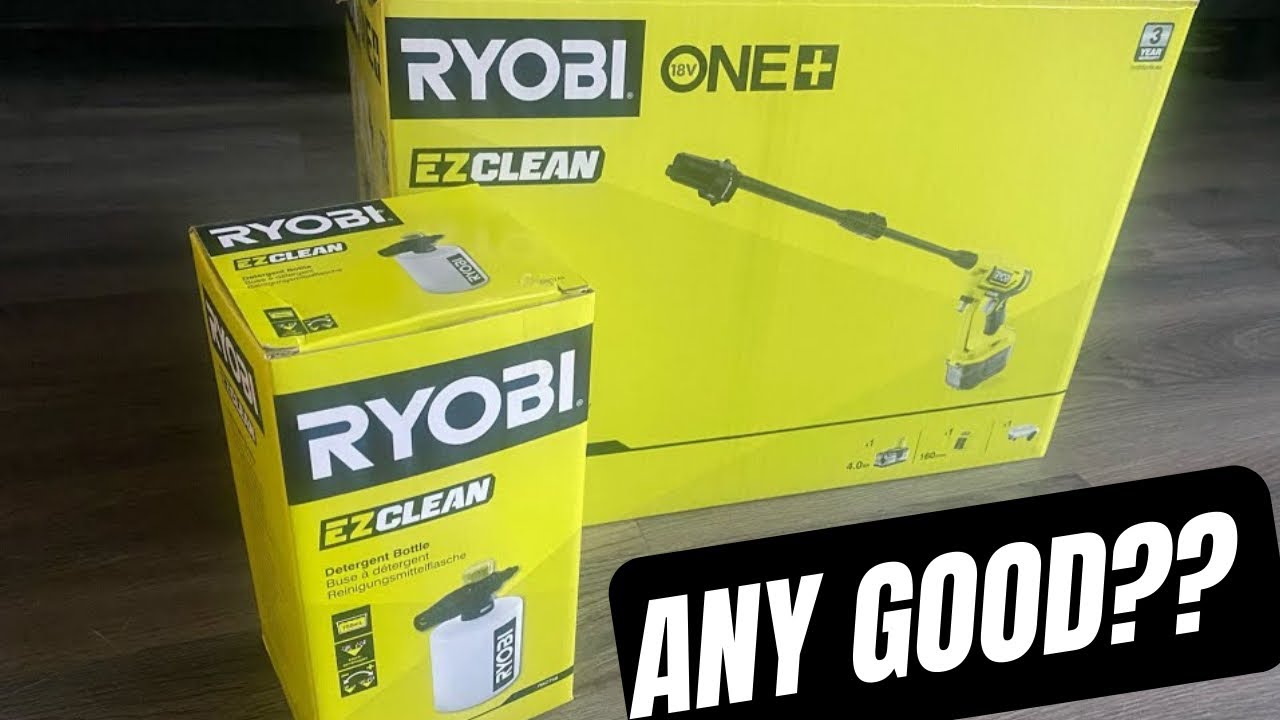 Я купил беспроводную мойку высокого давления Ryobi, но хороша ли она?