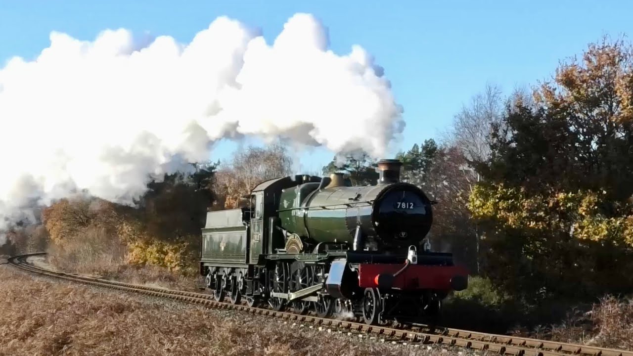 7812 Erlestoke Manor returns to SVR- first test runs- 7/12/22