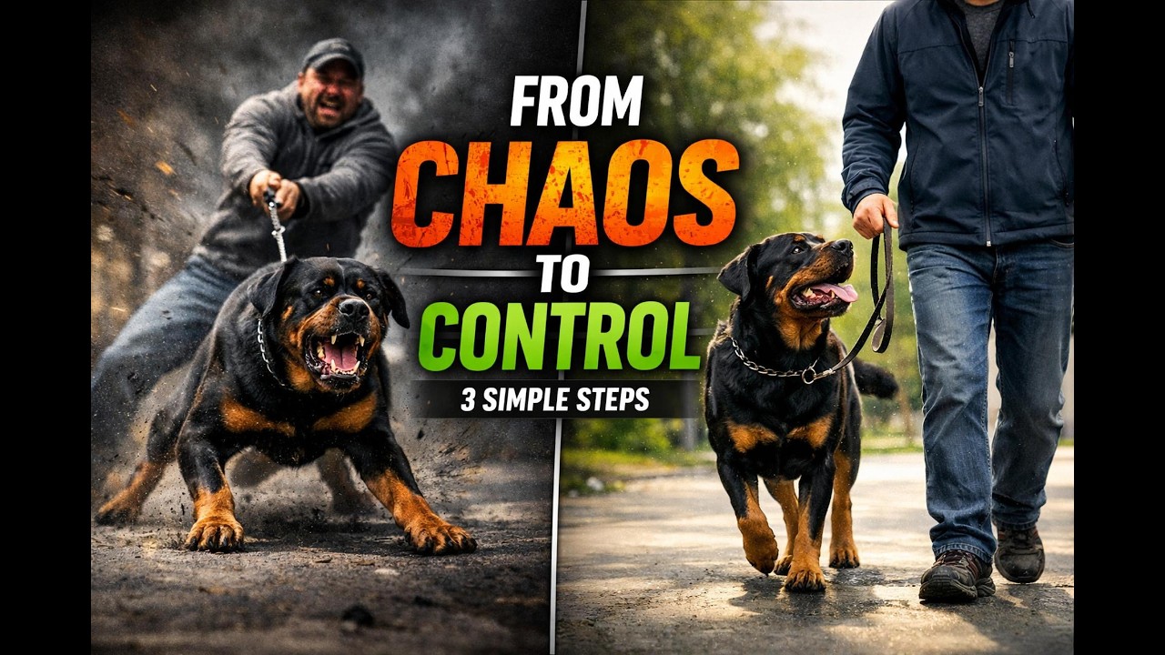How to Stop a Big Dog From Pulling on the Leash (3 Simple Steps)