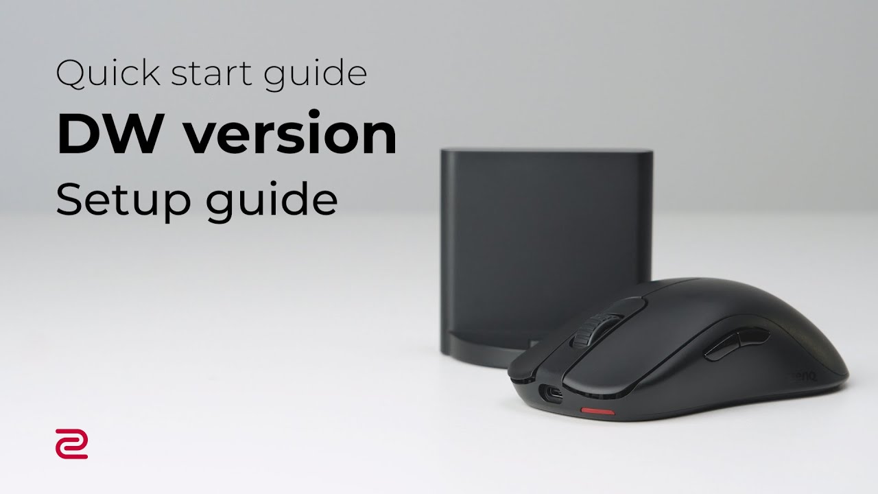 ZOWIE DW Version Wireless Mouse For Esports: Unboxing & quick start guide