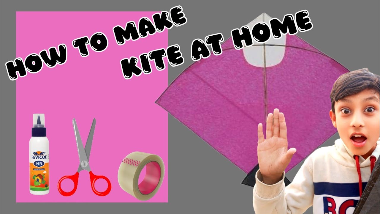 How To Make A Kite At Home  | Ghar Par Patang Kaise Banaye | Patang Kaise Banaye | kite making