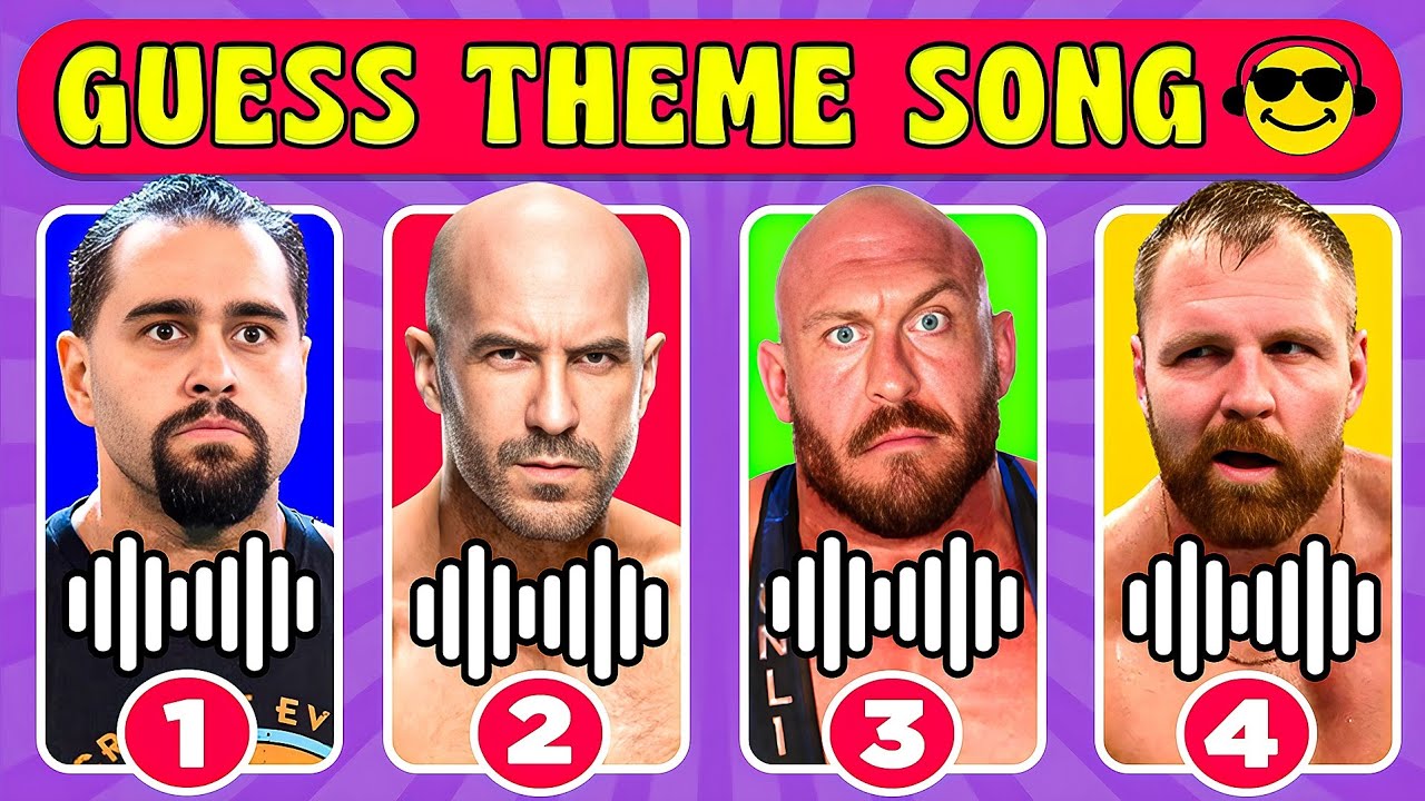 Сможете ли вы угадать самых недооцененных рестлеров WWE по их песням 🎧🎶
