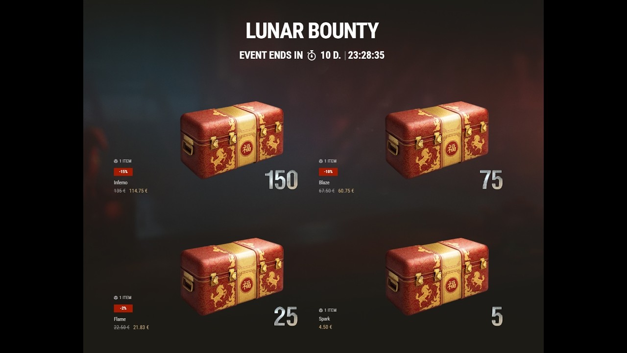 Lunar Bounty - Blazing Treasure