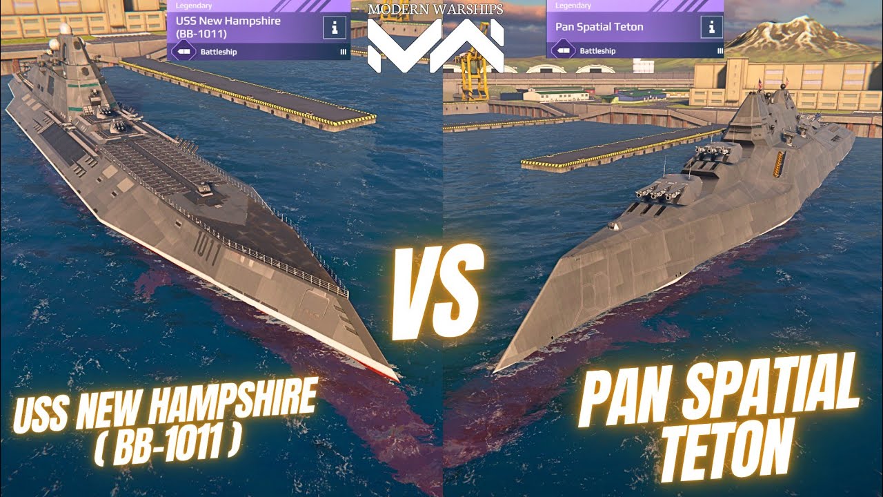 USS New Hampshire Vs Pan Spatial Teton | Modern warships