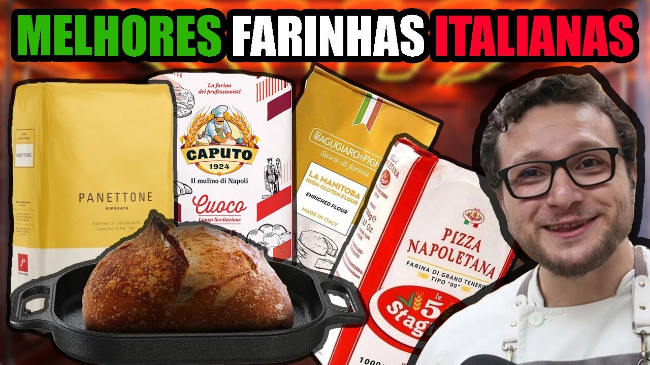 MELHORES FARINHAS ITALIANAS para Pão de Fermentação Natural
