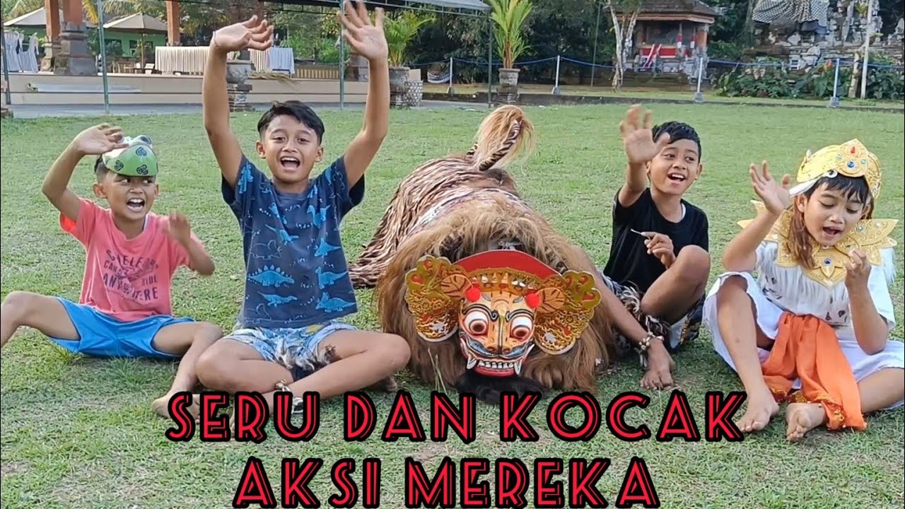 Kocak Irvan Dan Temannya Ngelawang Barong Di Lapangan