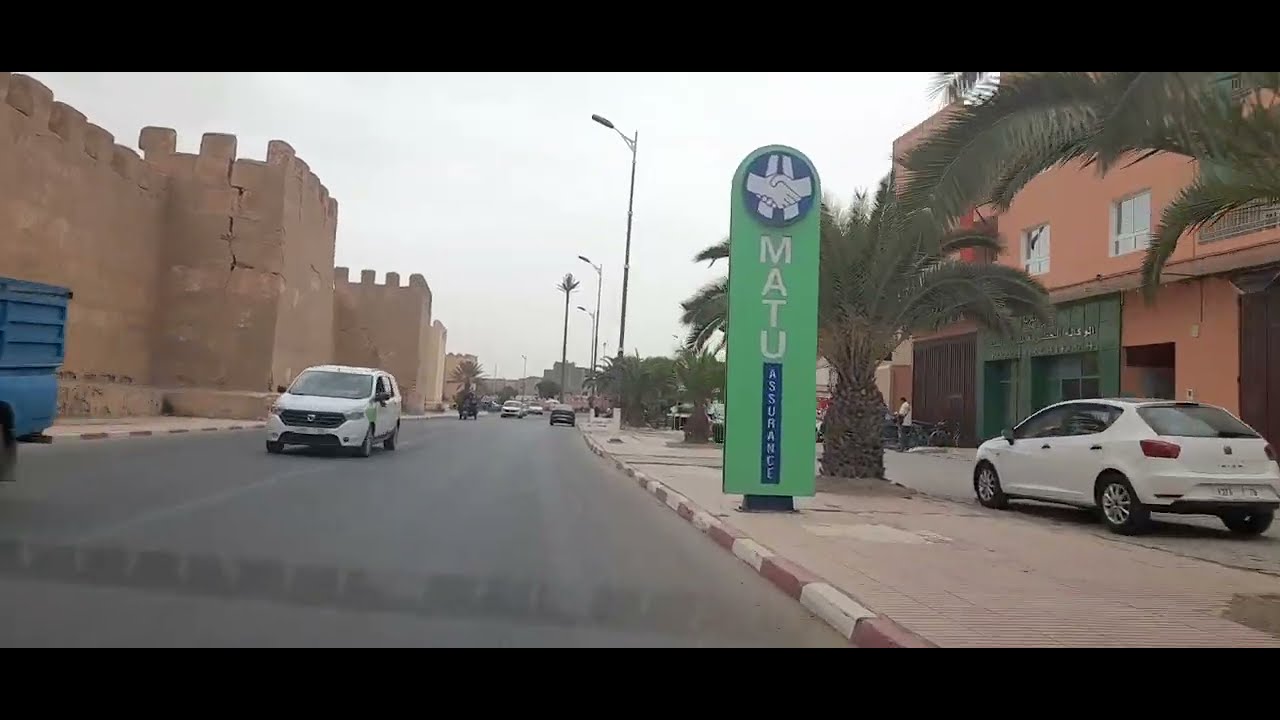 Watch the road between Taroudant and the city of Ait Azza🚕سفر