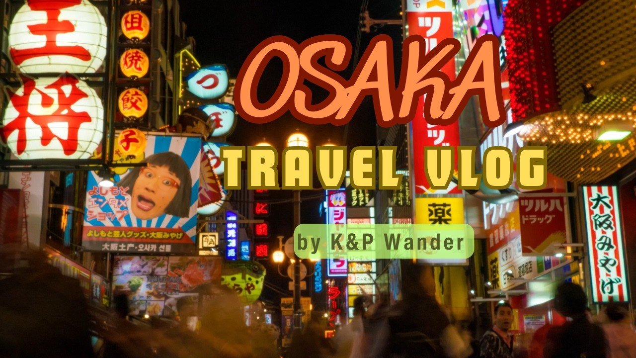 Falling in Love with Osaka Together 💕| Bakery Morning, Onsen Peace & Dotonbori Nights🍡🍜🎑🏯
