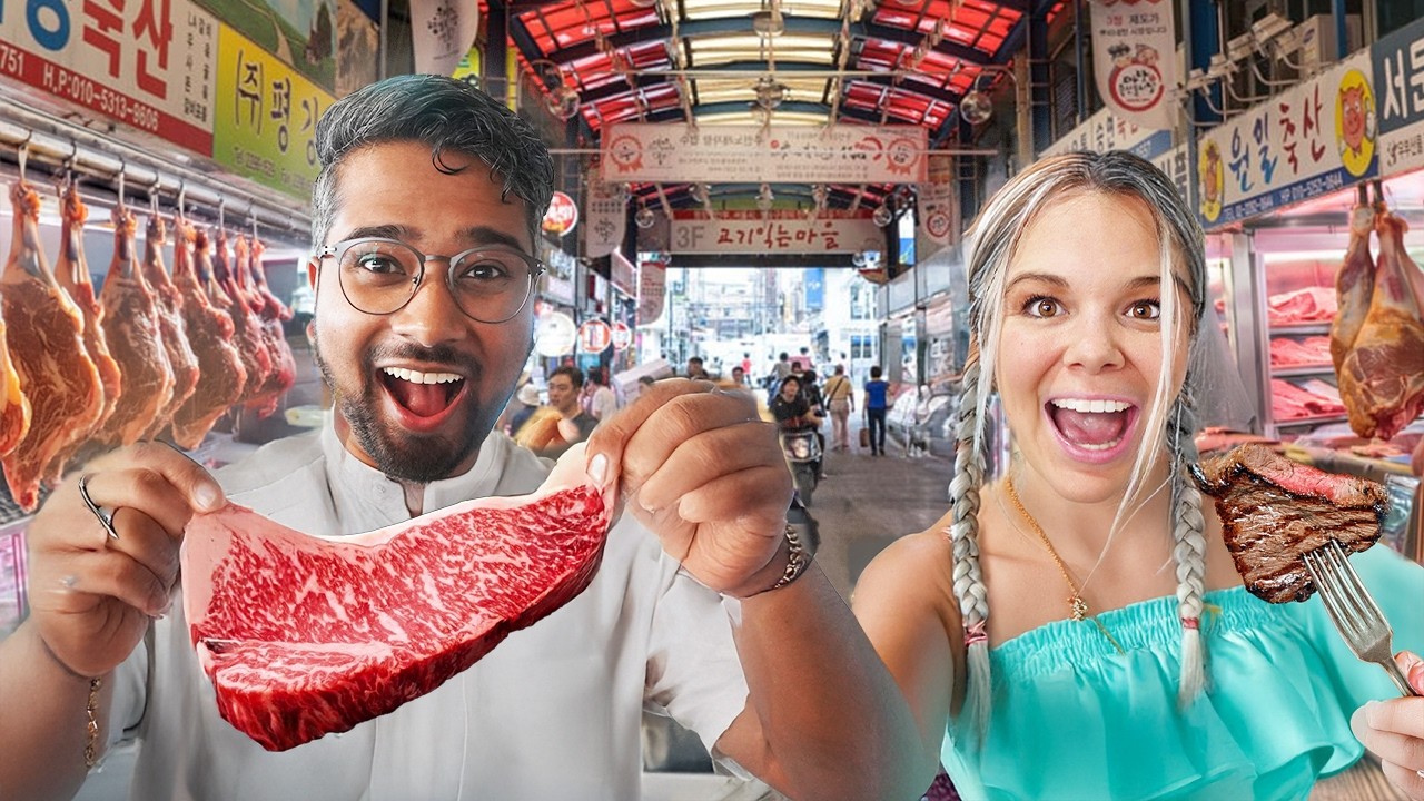 Best Korean BBQ In Seoul - Hanwoo Beef at Majang Meat Market