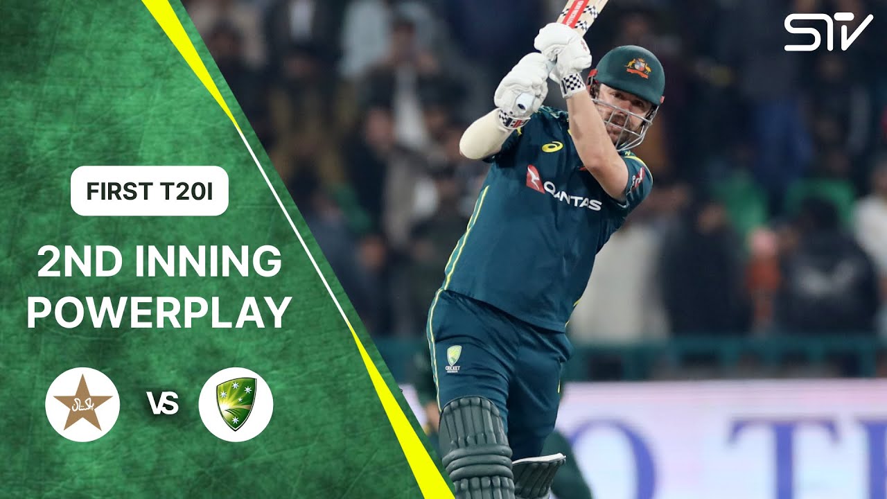 2nd Innings Powerplay | Pakistan vs Australia | Match 01 | T20I Series 2026 | PCB | M9E1H