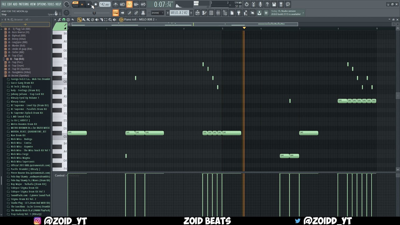 POP SMOKE - AIM FOR THE MOON FT. QUAVO FL STUDIO REMAKE (FLP DOWNLOAD) | DECONSTRUCTED
