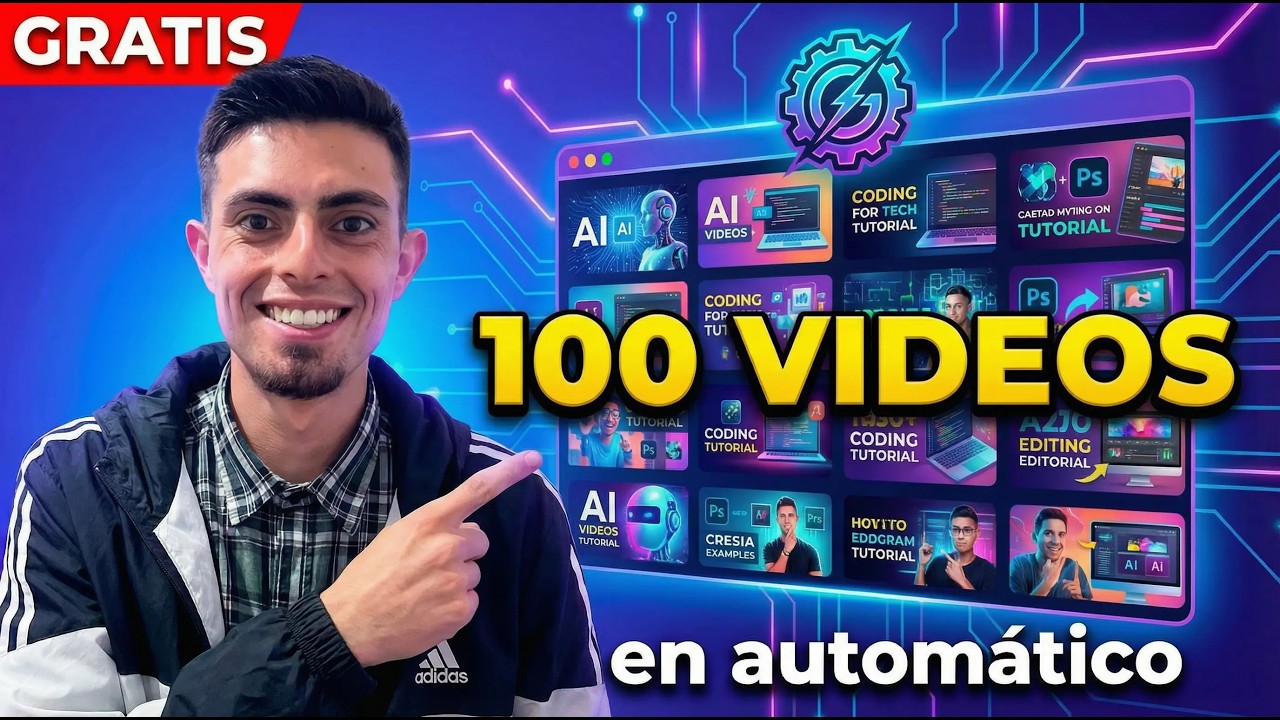 +100 Videos Automáticos en SOLO 1 Minuto | Paso a Paso con Grok