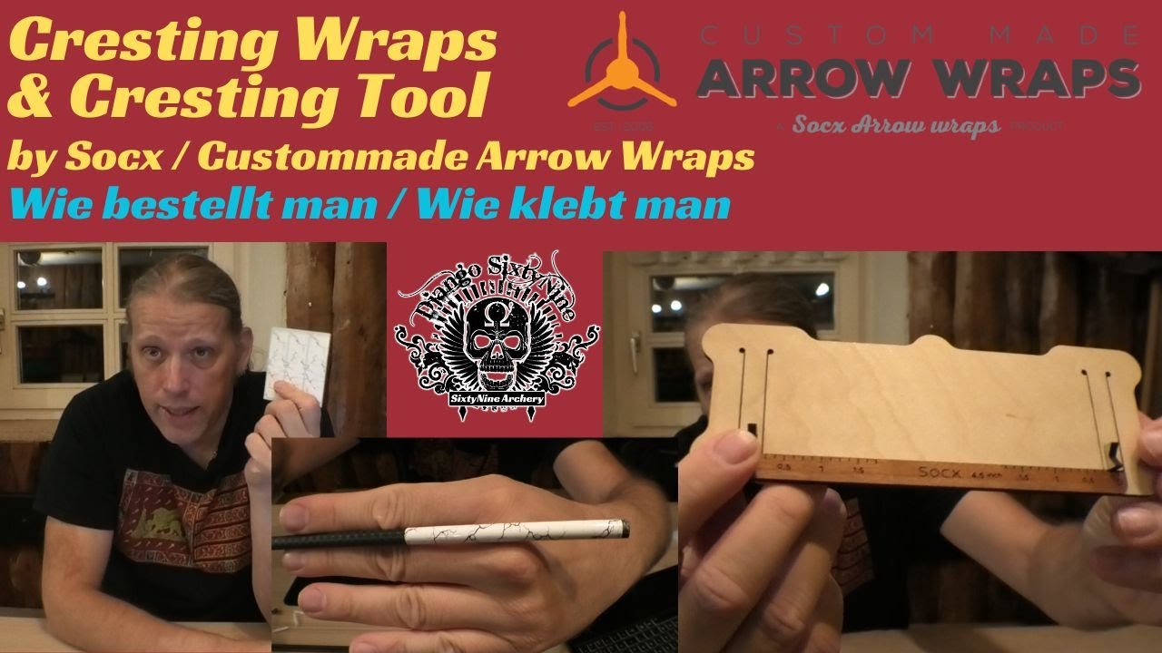 Crestings und Cresting Tool by Socx | Custom Made Arrow Wraps
