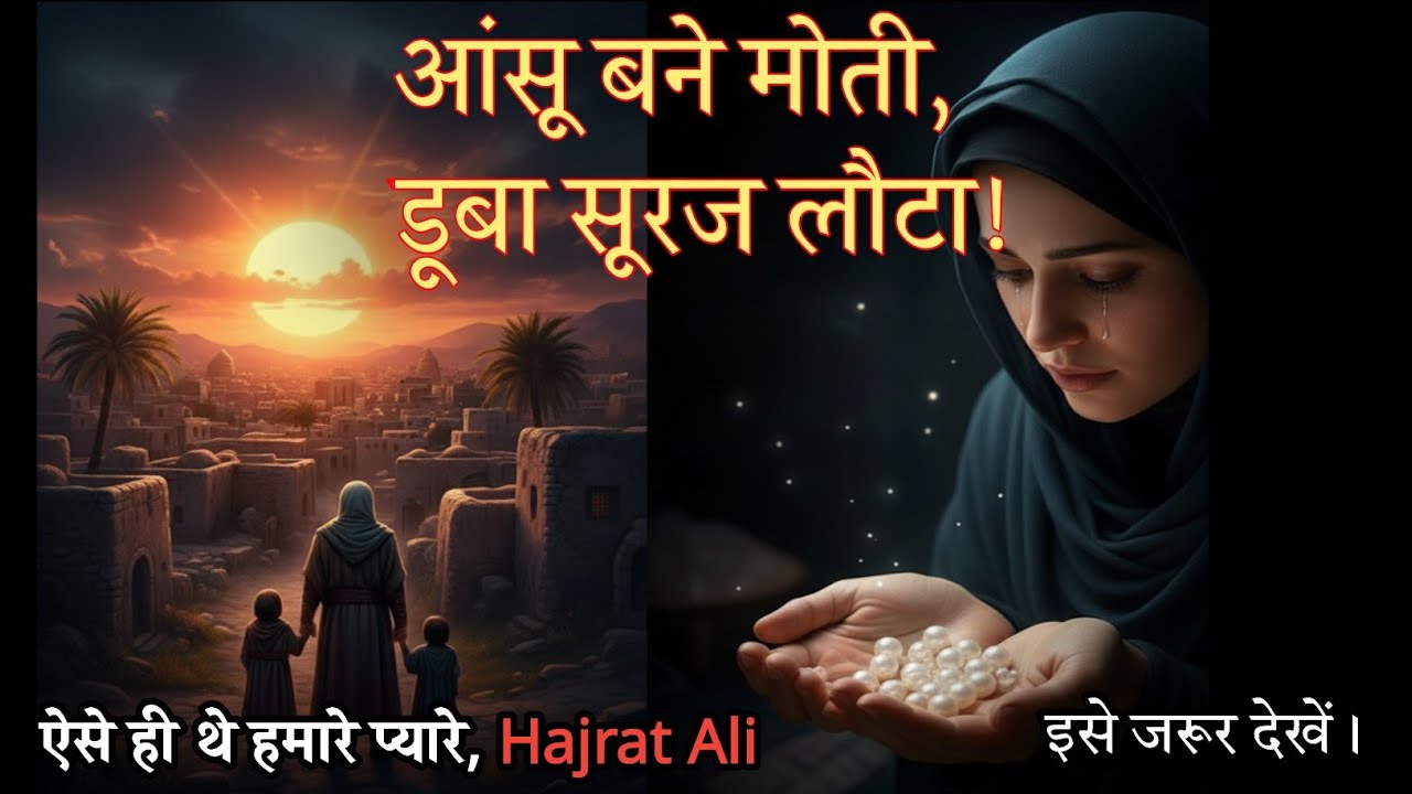 Hazrat Ali aur Bibi Fatima ki Azim Qurbani | Jab Dooba Hua Suraj Wapas Lauta! 😭