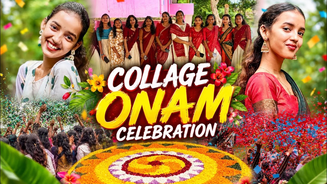 College Onam celebration .ONAM MOOD 🌼🥰❤️