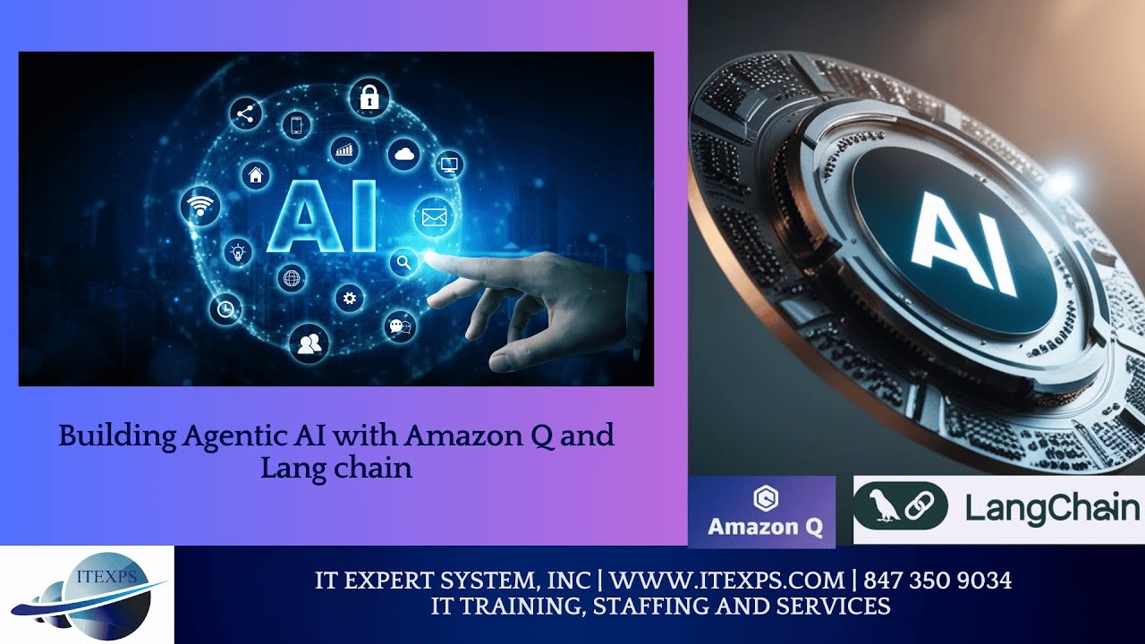 Building Agentic AI with Amazon Q and Lang chain | #langflow  #agentic  | IT Expert System