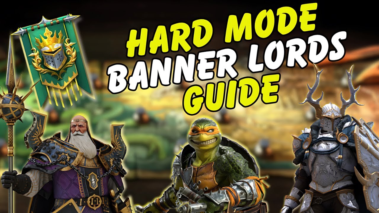 Banner Lords Hard Mode 1-21 FULL GUIDE | How to 3★ Every Stage & Trial |Raid Shadow Legends
