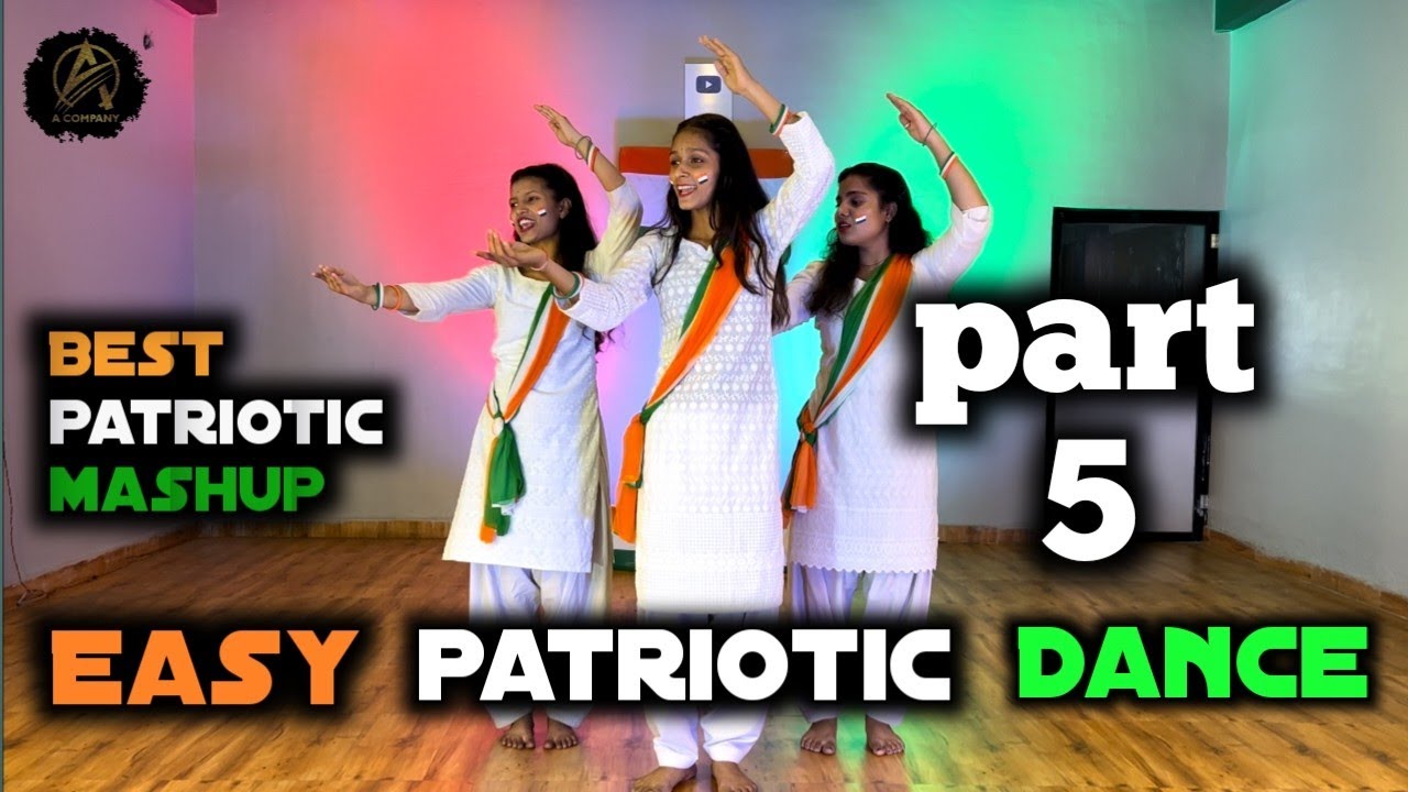 Easy Patriotic Dance 🇮🇳| Part 5 | Best Patriotic Mashup | Desh bhakti dance 2024