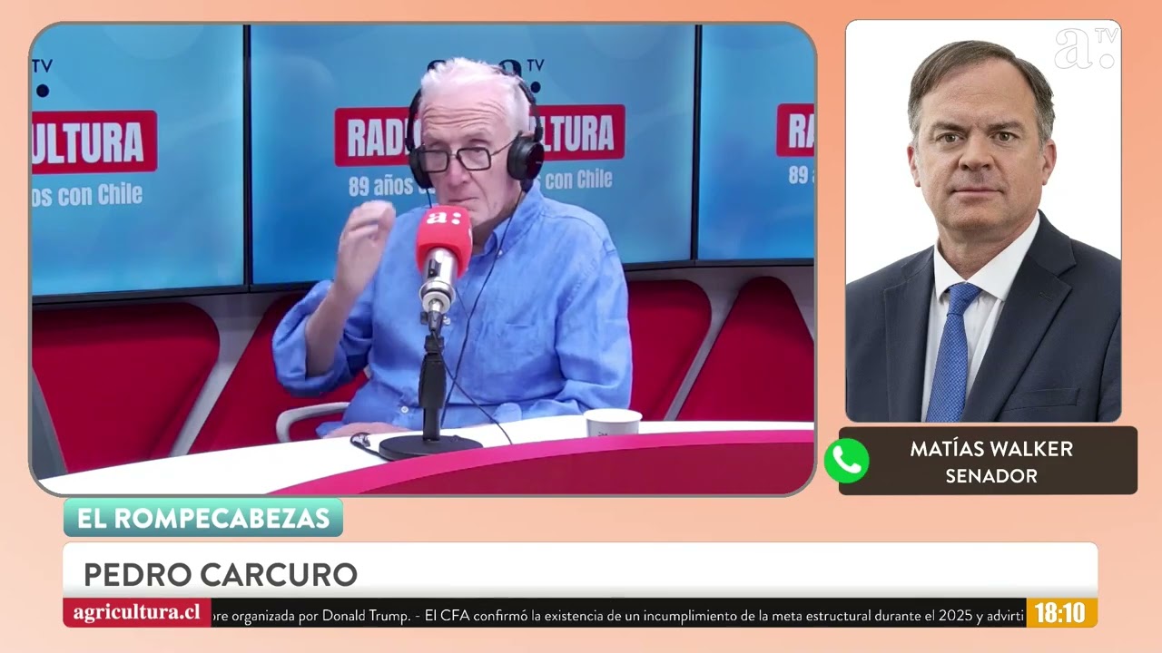 Mat&iacute;as Walker con Pedro Carcuro explica nueva ley del f&uacute;tbol en radio Agricultura