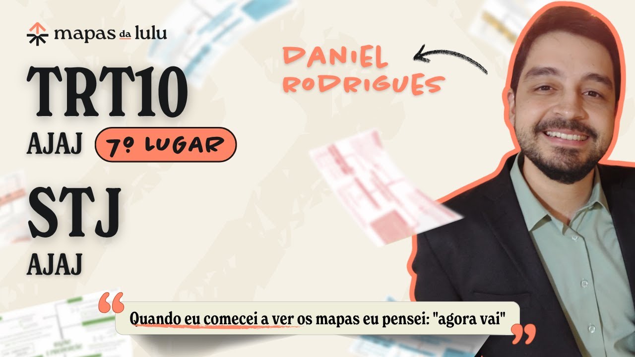 Entrevista com aprovado para AJAJ no TRT10 (7º lugar) e STJ