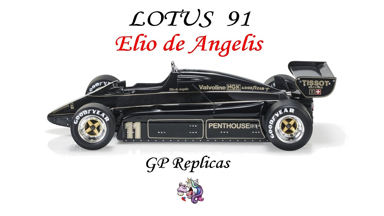 GP Replicas  Lotus 91 Elio de Angelis 1982 unboxing and review