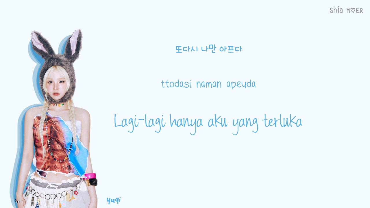 YUQI (우기) Gone [Han/Rom/Ina] Color Coded Lyrics Lirik Terjemahan Indonesia