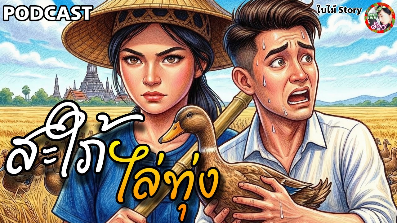 สะใภ้ไล่ทุ่ง | สาวเป็ดไล่ทุ่ง ปะทะ หนุ่มตกงาน | ให้เสียง :ใบไม้ | PODCAST