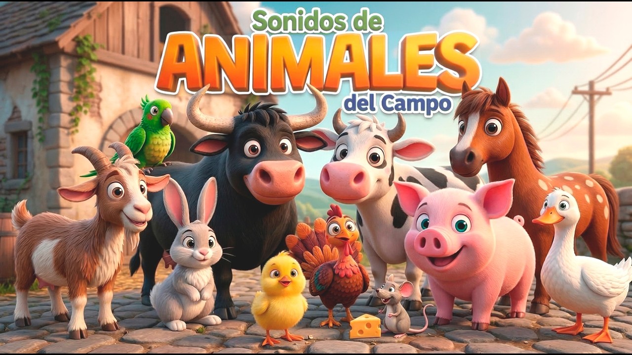 🐷 Sonidos de animales del Campo 🐮 Con adivinanzas 🐔 Adivina el Animal por su Sonido 🐤