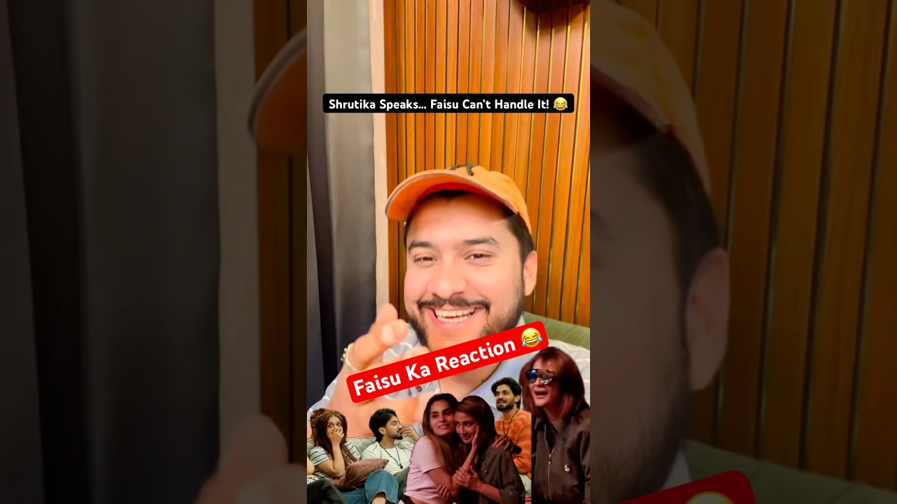 Faisu Reaction to Shrutika&rsquo;s Words! 😂 #mrfaisu #the50 #shorts #fardeenkaf