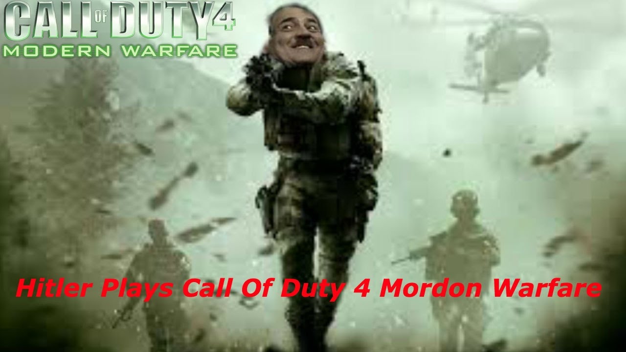 Hitler plays Call Of Duty 4 Modern Warfare