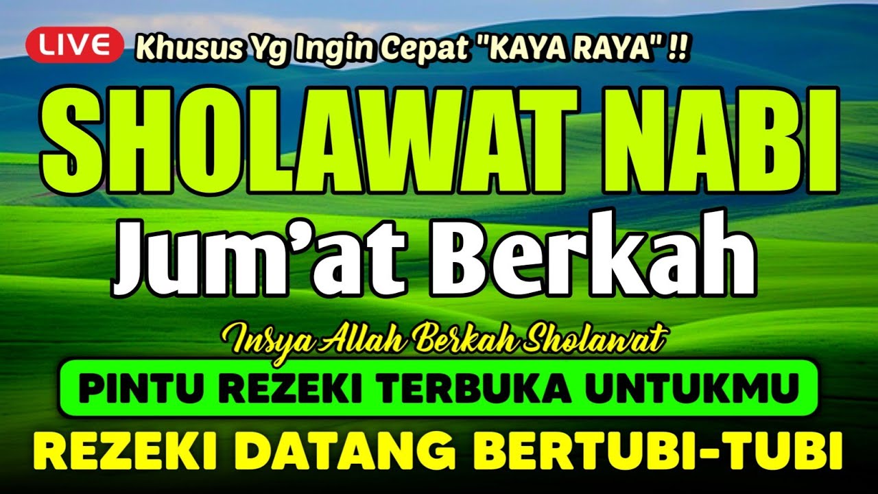 SHOLAWAT JIBRIL PENARIK REZEKI PALING DAHSYAT, Sholawat Nabi Muhammad SAW, Sholawat Jibril Merdu 