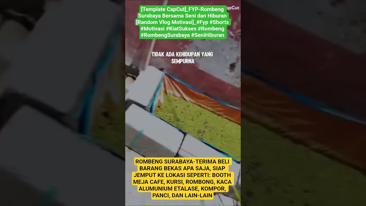 Rombeng Surabaya, Jual Beli Barang Second apa Saja_
