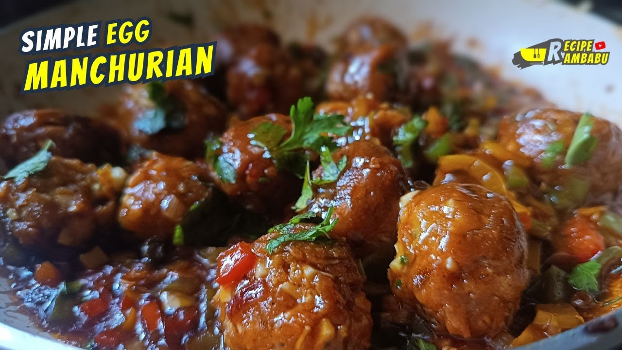 Egg Manchurian Recipe ఈ స్టైల్ లో ఎగ్ మంచురియా చేస్తే టేస్ట్ మాములుగా ఉండదండోయ్! Manchuria In Telugu