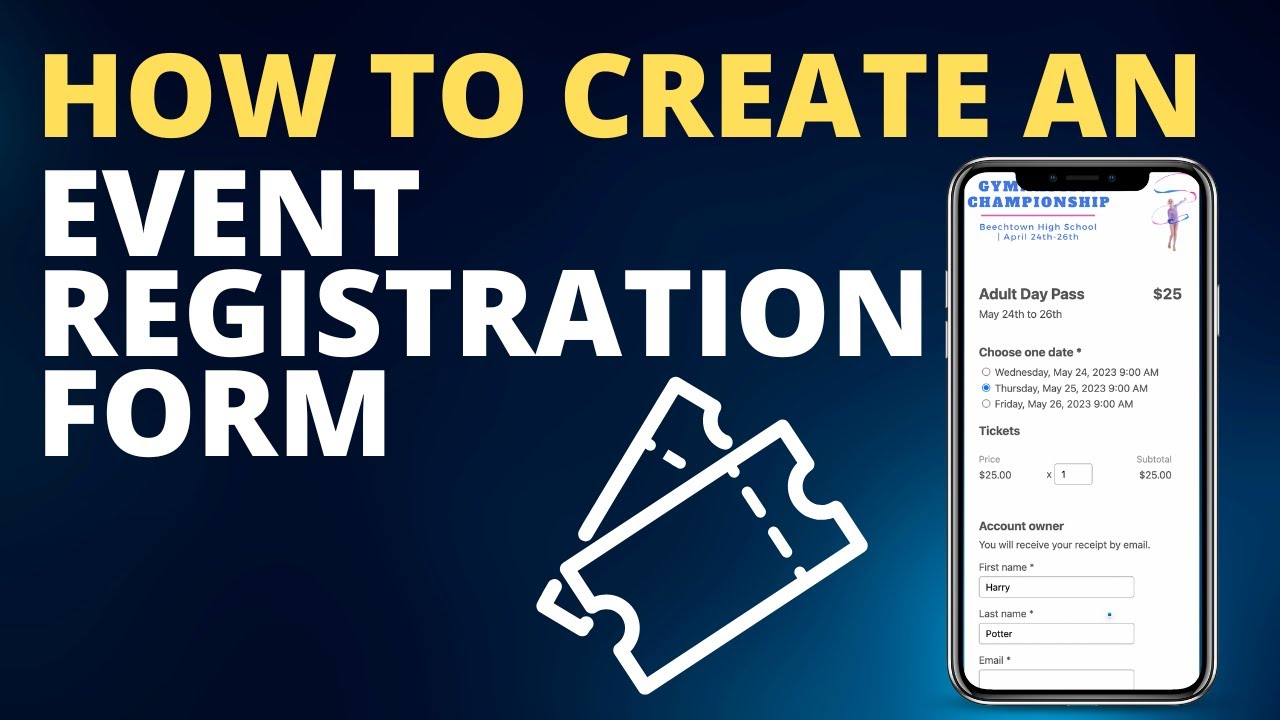 How to Create an Event Registration Form