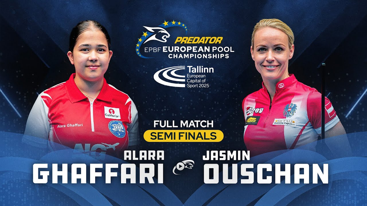 GHAFFARI vs OUSCHAN ▸ 10-BALL ▸ 2025 PREDATOR EUROPEAN Pool Championships