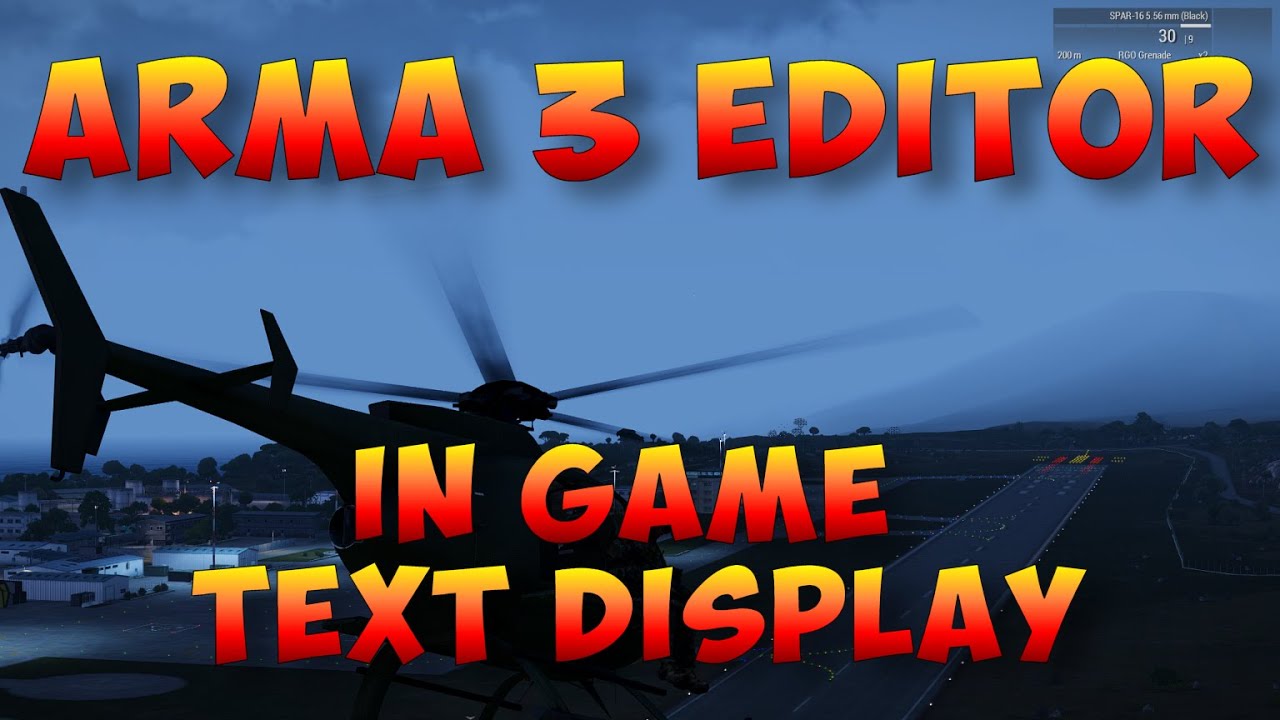 Редактор Arma 3 | Добавление игрового текста в миссию