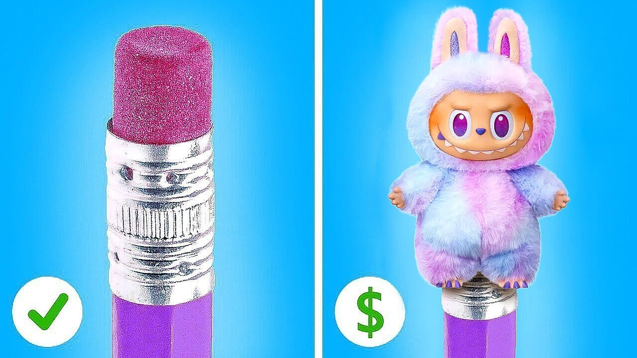 SMART SCHOOL HACKS AND DIY SCHOOL SUPPLY IDEAS | Student Vs Teacher Art Challenge by YayTime! STAR