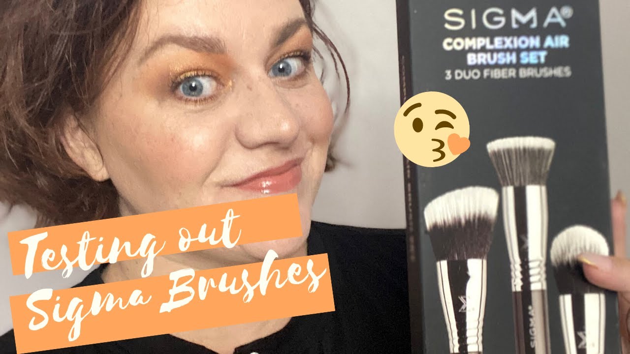 I tried Sigma's new Complexion Air Brush Collection in ASL *(english voiceover)