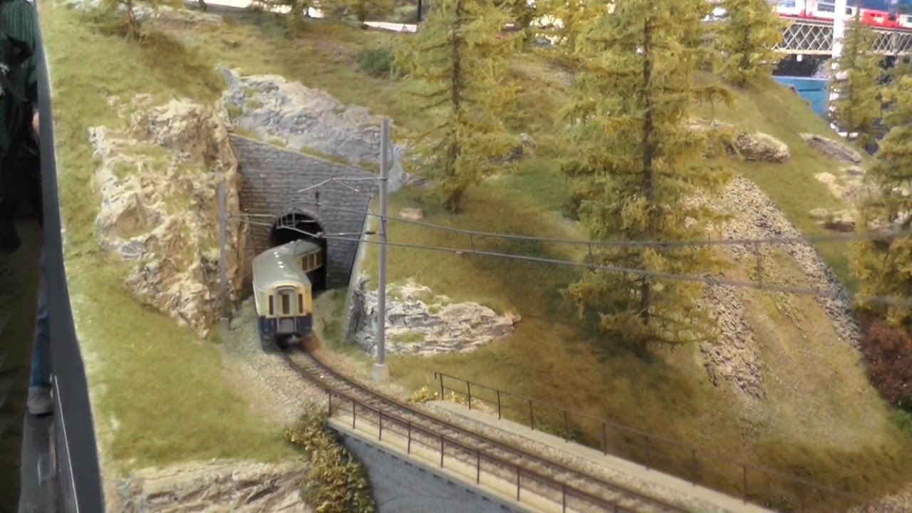 Modellbahn H0m Berninabahn von Bemo Intermodellbau 2016