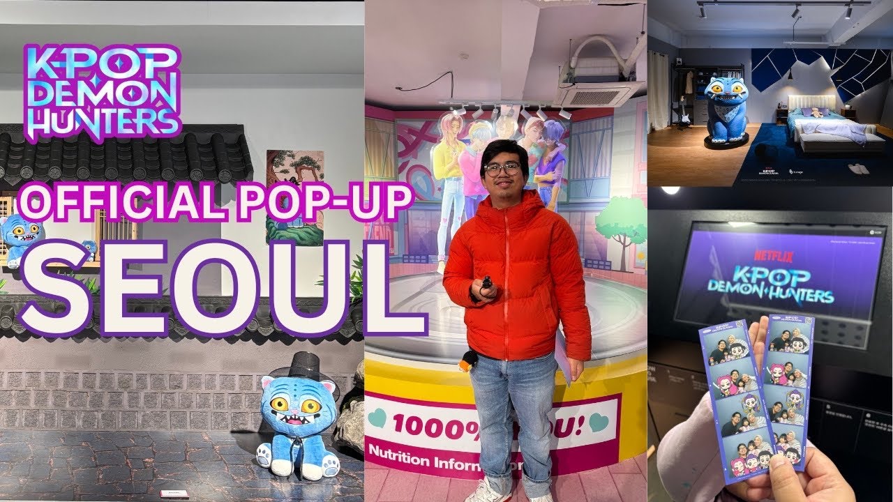 THE FIRST K-POP DEMON HUNTERS OFFICIAL POP UP STORE IN SEOUL! 🇰🇷