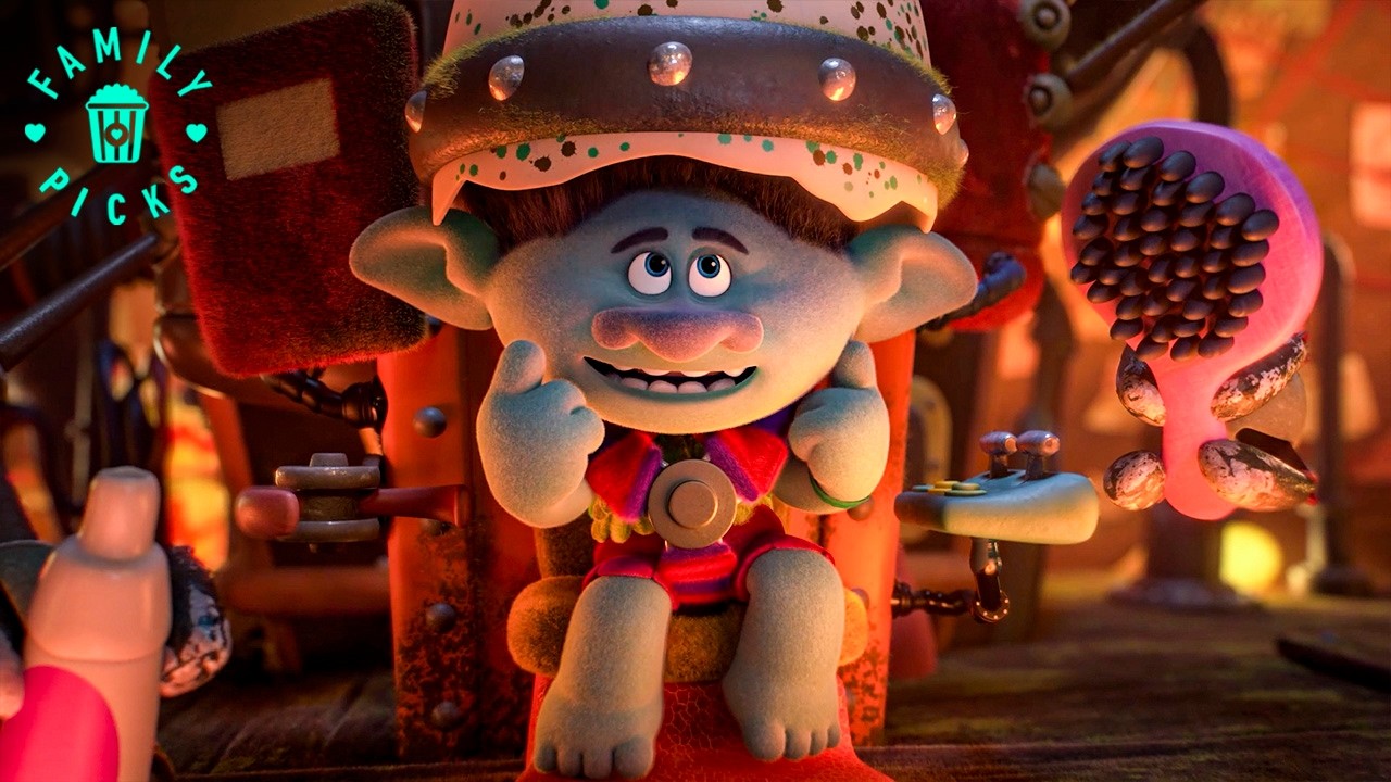 Branch Gives Poppy The Secret Gift | Trolls: Holiday in Harmony