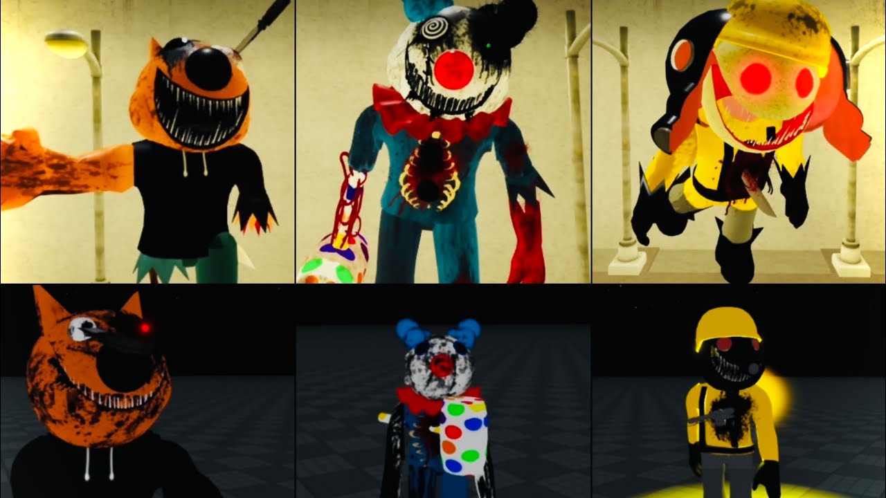 piggy TROI concept bot skins VS piggy TROI bot concept skins!