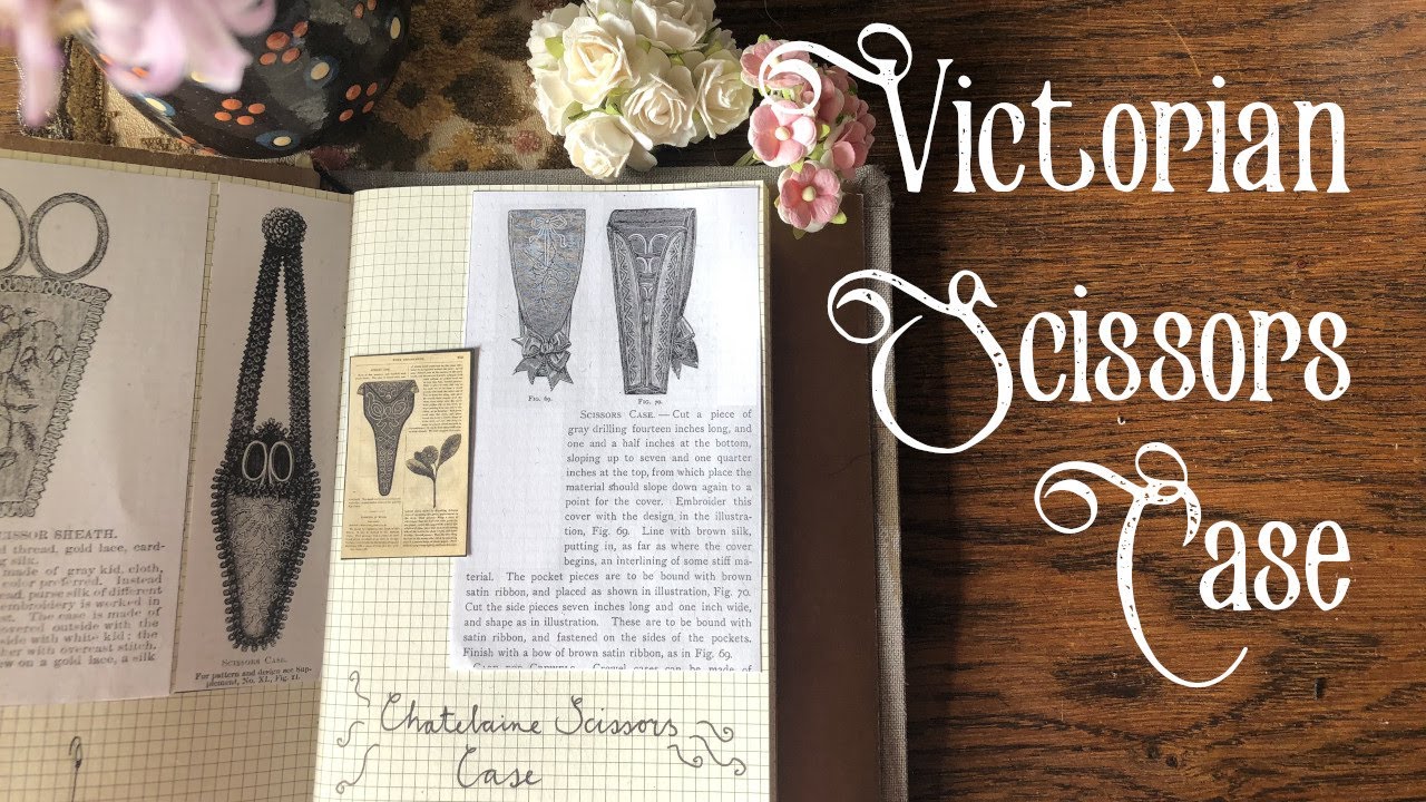 A quick project: Fancy Case for Victorian Chatelaine Scissors