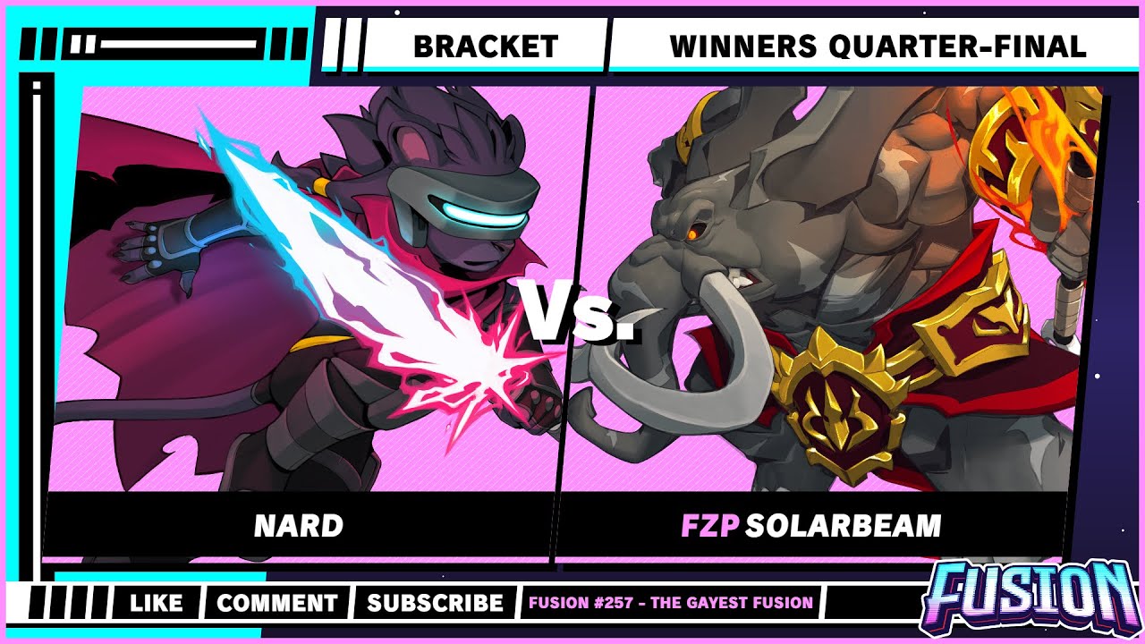 Fusion #257 - Winners Quarter-Final - nard (Clairen) VS SolarBeam (Loxodont) - Rivals of Aether 2
