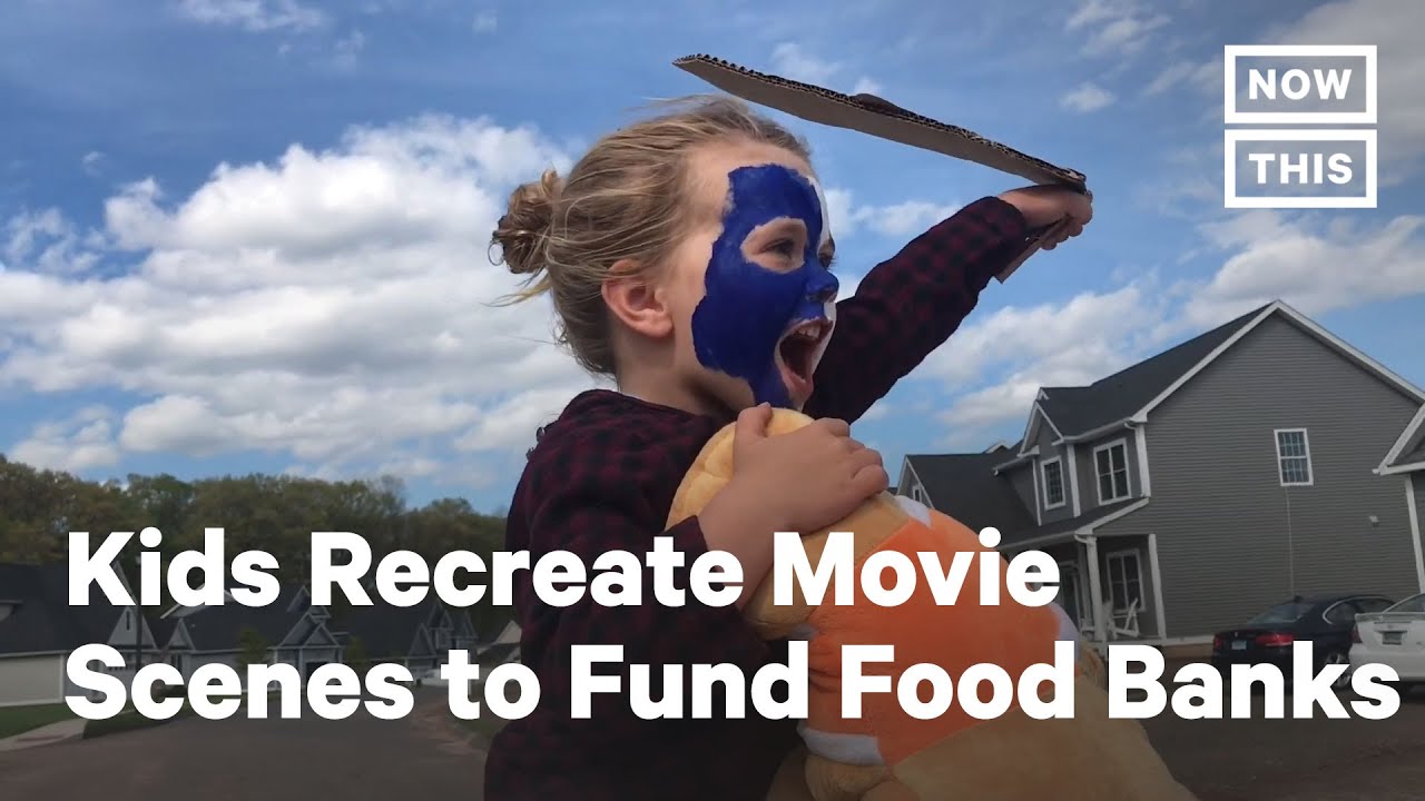 Family Recreates Famous Movie Scenes to Raise Money for Food Banks | NowThis