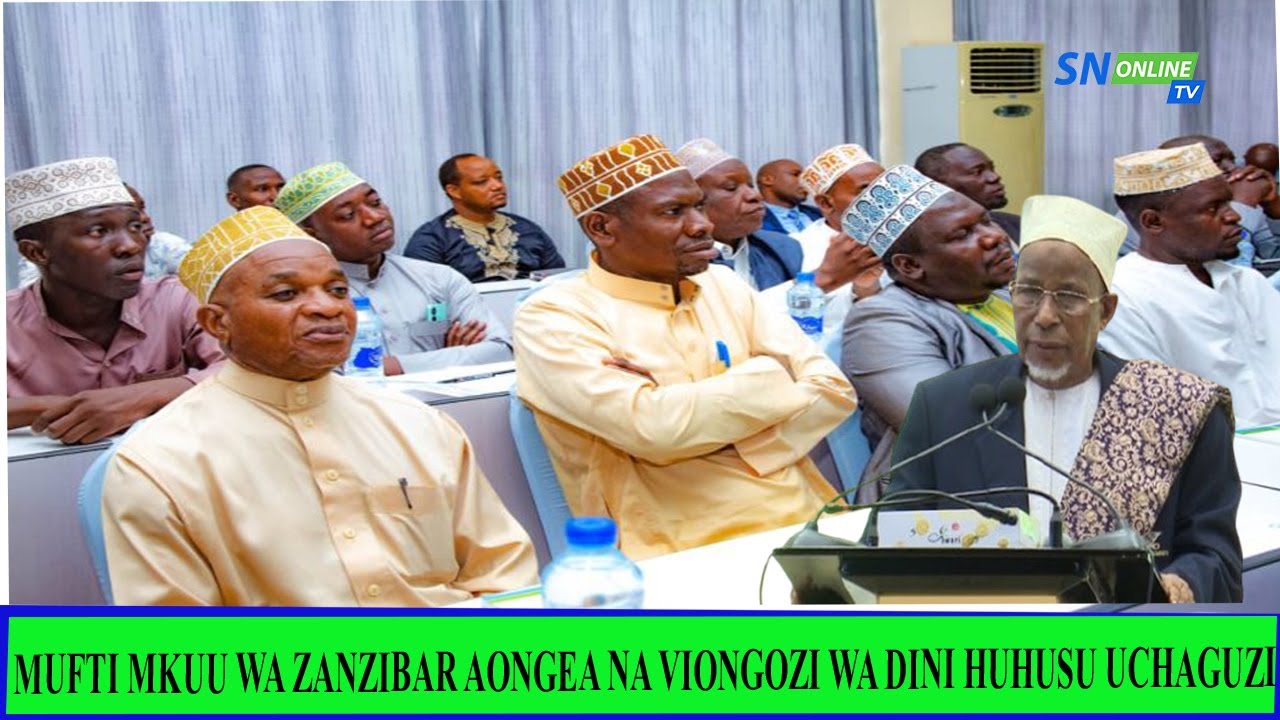 🔴#LIVE:MUFTI MKUU WA ZANZIBAR AONGEA MAZITO NA VIONGOZI WA DINI KUHUBIRI AMANI WAKATI WA UCHAGUZI