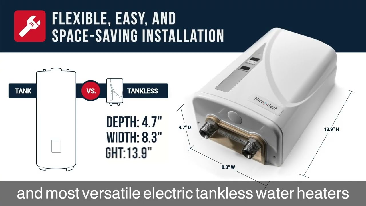 MicroHeat - Electric Tankless Water Heater - Series 6