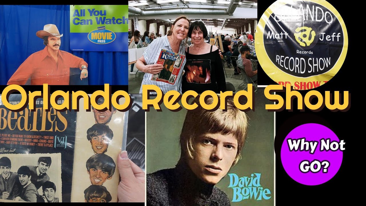 Record Show & Interview with AMAZING Rock Journalist at Orlando Record Show.