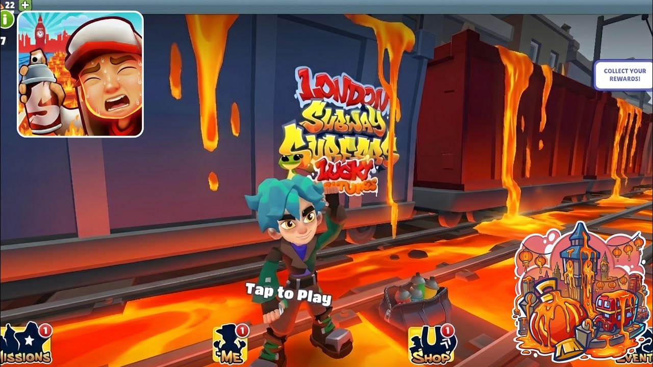 Subway Surfers Floor is Lava Challenge 🔥🌋: But in London 2026 🐦‍🔥🏮| No Floor Challenge |