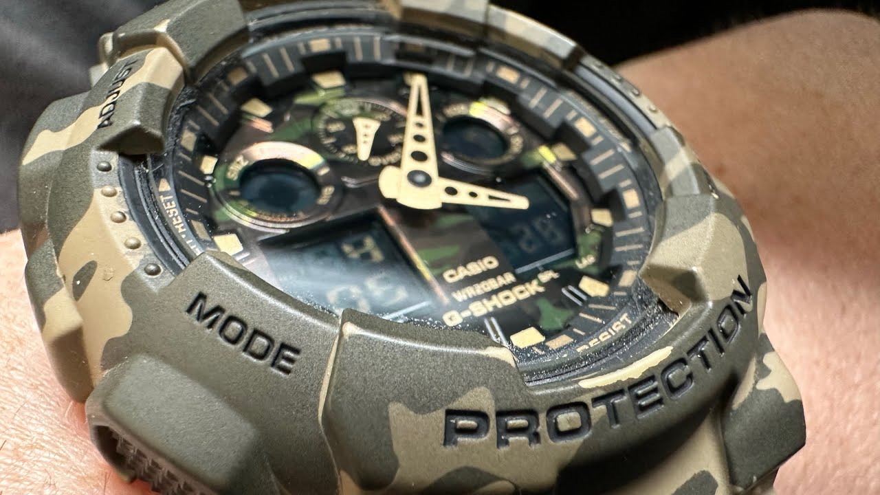 Calibrar manecillas G-shock ga-100cm y cambiar pila